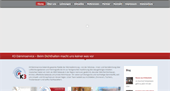 Desktop Screenshot of k3-daemmservice.de