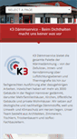 Mobile Screenshot of k3-daemmservice.de